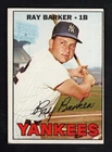 1967 Topps Baseball Card #583 Ray Barker High Number SP NY Yankees VG-EX
