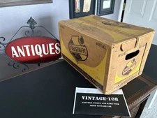 Vintage Falstaff Beer 24 Bottle Cardboard Box Case Solid! 50’s - 60’s era! Rare!