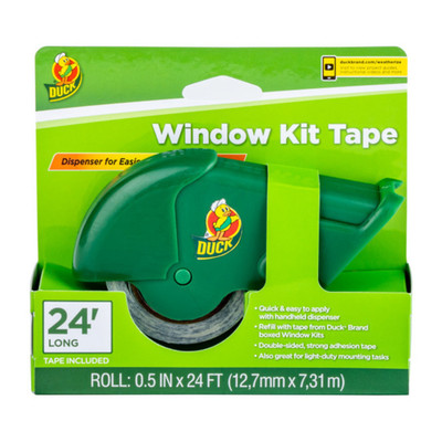 Duck Brand Window Kit Tape Dispenser: 1/2 in. x 24 ft. (Clear)