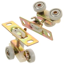 2 Pcs Sliding Door System Wheels Replacement Pulley for Cabinet Roller
