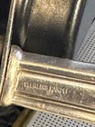 Vintage Sterling Handle Stainless Steel Carving Fork Art Deco Style — photo 2