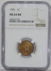NGC MS-64 RB 1901 Indian Head Cent, Blazing, Red-Brown 70% Red