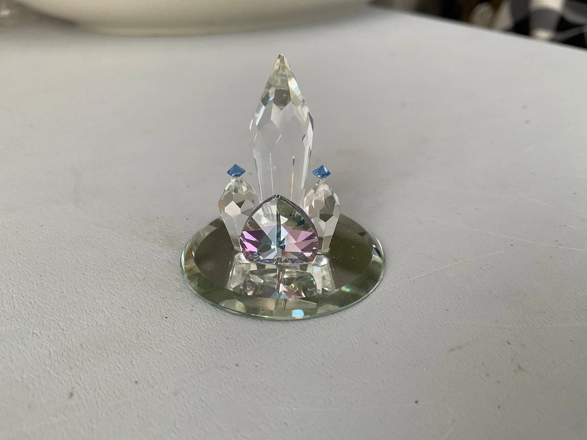 美品♡スワロフスキー シルバークリスタル ペーパーウェイト お城 キャッスル Swarovski Castle Figurines for sale | eBay