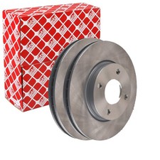 2X FEBI BREMSSCHEIBEN Ø260mm VORNE PASSEND FÜR FORD COUGAR MONDEO SCORPIO