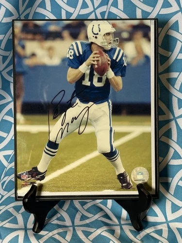 Peyton Manning Signed Autographed Indianapolis Colts 8x10 Photo