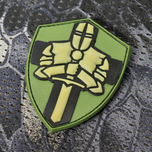 Aufnäher Rubber PVC Patch Klett Kreuzritter Crusader Militär Airsoft Paintball - Bild 6 von 10