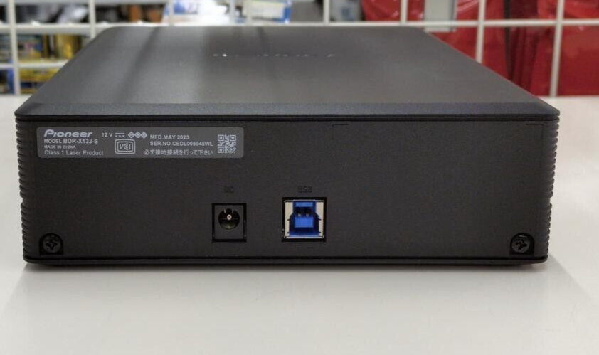 Pioneer BDR-S13J-X BD/DVD/CDライター Pioneer BDR-S13J-X BD Drive Premium Model Windows11 M-DISK