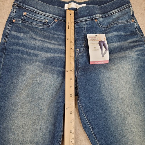 Levis Pull On Skinny Jeans Womens 16S 33x28 Blue Dark Wash Stretch Denim NEW - Picture 12 of 14