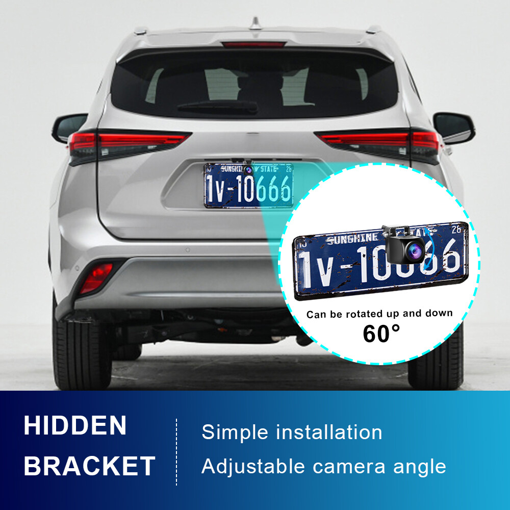 Камера заднего вида автомобиля с номерным знаком Камера заднего вида для парковки Резервная камера ночного видения