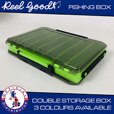 Fishing Box Double Sided lure, tackle, weights,hooks Box 27cm x 19cm