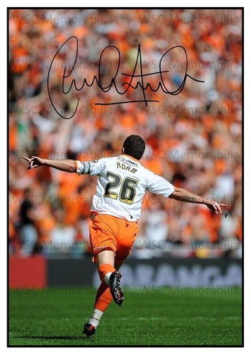 11451. Charlie Adam Signed Pictures A4 Prints Blackpool Liverpool Stoke etc.