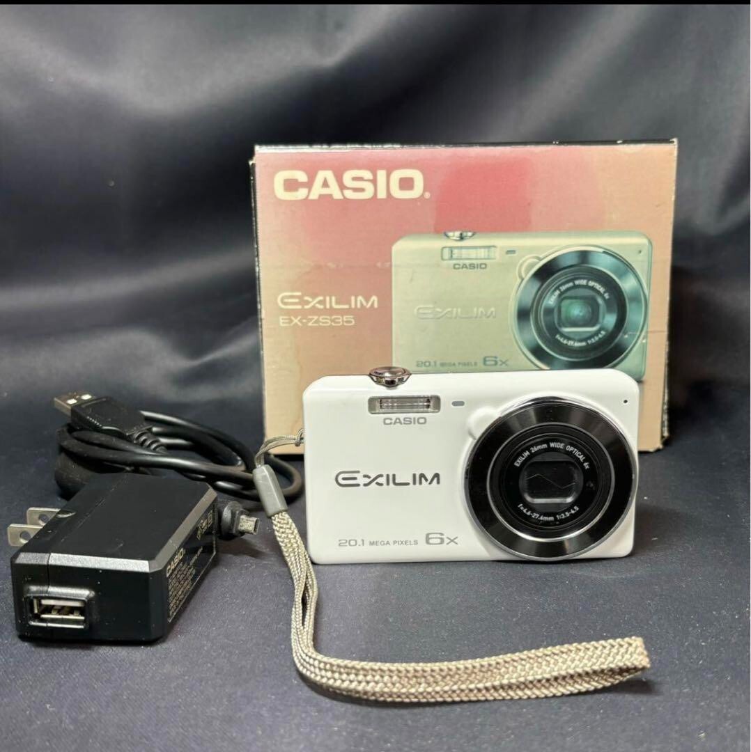 Casio Exilm EX-ZS35 Digital Camera w/ Battery TESTED WORKS