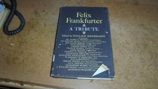 Felix Frankfurter by Wallace Mendelson  1964  hardcover