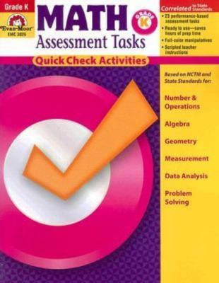 Math Assessment Tasks, Kindergarten, Nacny Gist,Becki Dios, Very Good Book