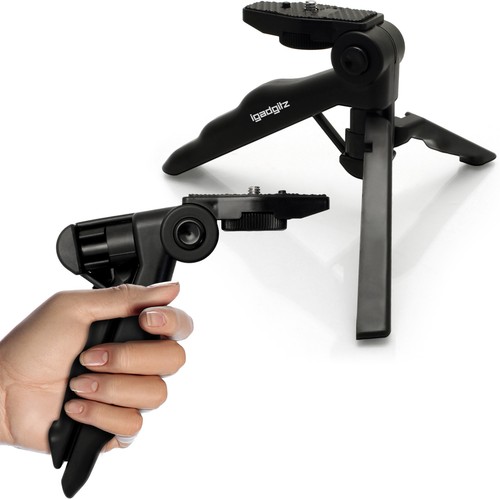 Universal Mini Hand Pistol Grip Tabletop Travel Tripod Stabilizer Stand