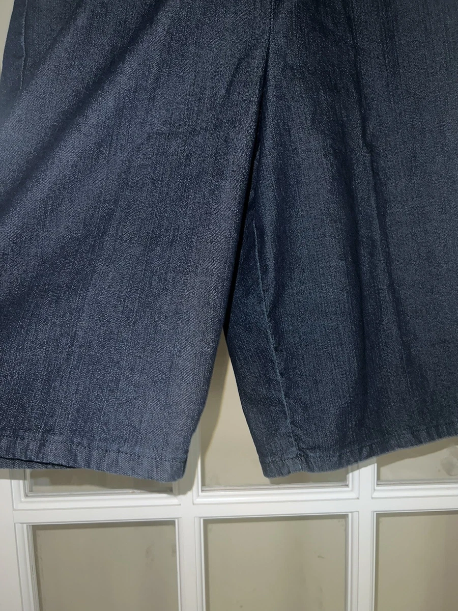 Chic Kmart Dark wash stretch shorts NEW vintage walking short elastic waist  12 | eBay