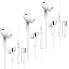 3 Pack iPhone 17 16 15 Pro Max Air Earbuds In-ear Headphones Headset Earphones
