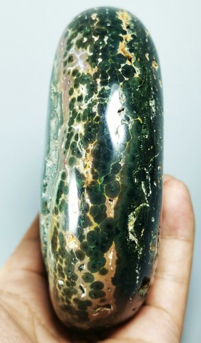 ¡Perfecto! Muestra de exhibición de malaquita pulida verde coleccionable botrioidal natural - Imagen 7 de 12