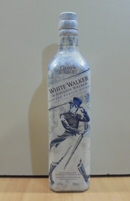 JOHNNIE WALKER SCOTCH WHISKY GOT WHITE WALKER LIMITED EDITION BOTTLE 700ML EMPTY