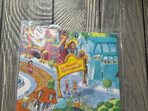 Vintage Disneyland Topolino Toontown Scena Club Bambini Burger King Promozionale - Foto 5 di 8