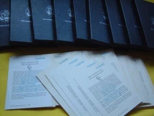 EMPTY GSA BLACK BOX W/ SERIAL NUMBERED 1882-CC CARD  - NO COIN