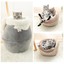 thumbnail 11 - Winter Warm Dog Puppy Pet Cat Bed House Sofa Kennel Igloo/Cave Nesting Bed Mat