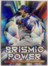 WILLSON CONTRERAS Inset 2021 Topps Chrome PRISMIC POWER # PP-6 Cubs
