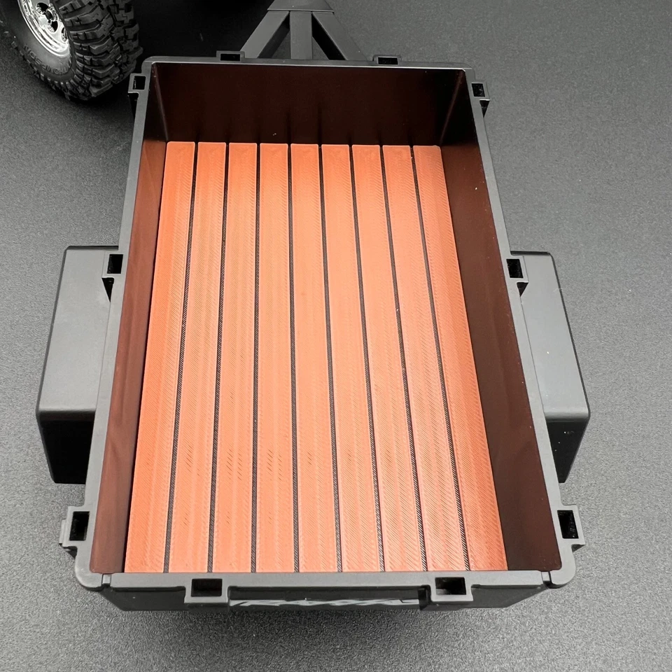 Actualización de piso de madera para remolque Trx4m escala 1/18 accesorios doble cara Foto 2 de 4