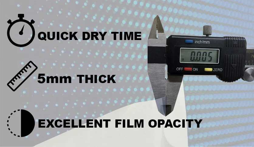 Película transparente de inyección de tinta impermeable serigrafía 13 "x 19" 400 hojas - 5 MIL Foto 2 de 4