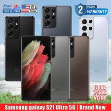New Samsung Galaxy S21 Ultra 5G G998U1 128G/256G/512 Factory Unlocked Smartphone