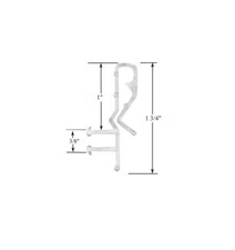 PICK-A-PACK Hidden Channel VALANCE CLIPS for 2" WOOD Mini BLINDS - Shorter Style