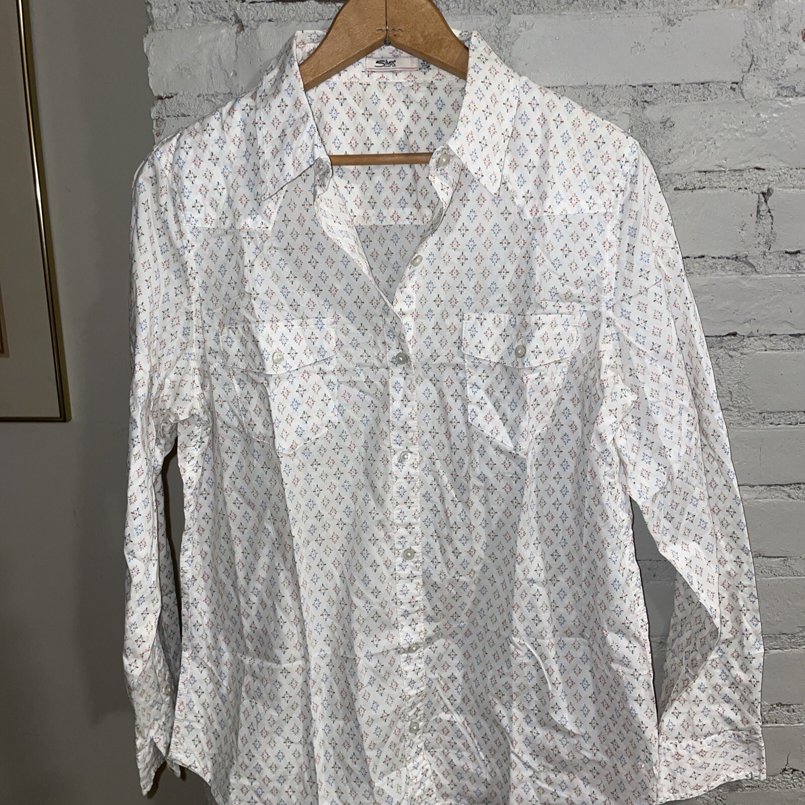 Silver Jeans Button Up Medium Men - image 1