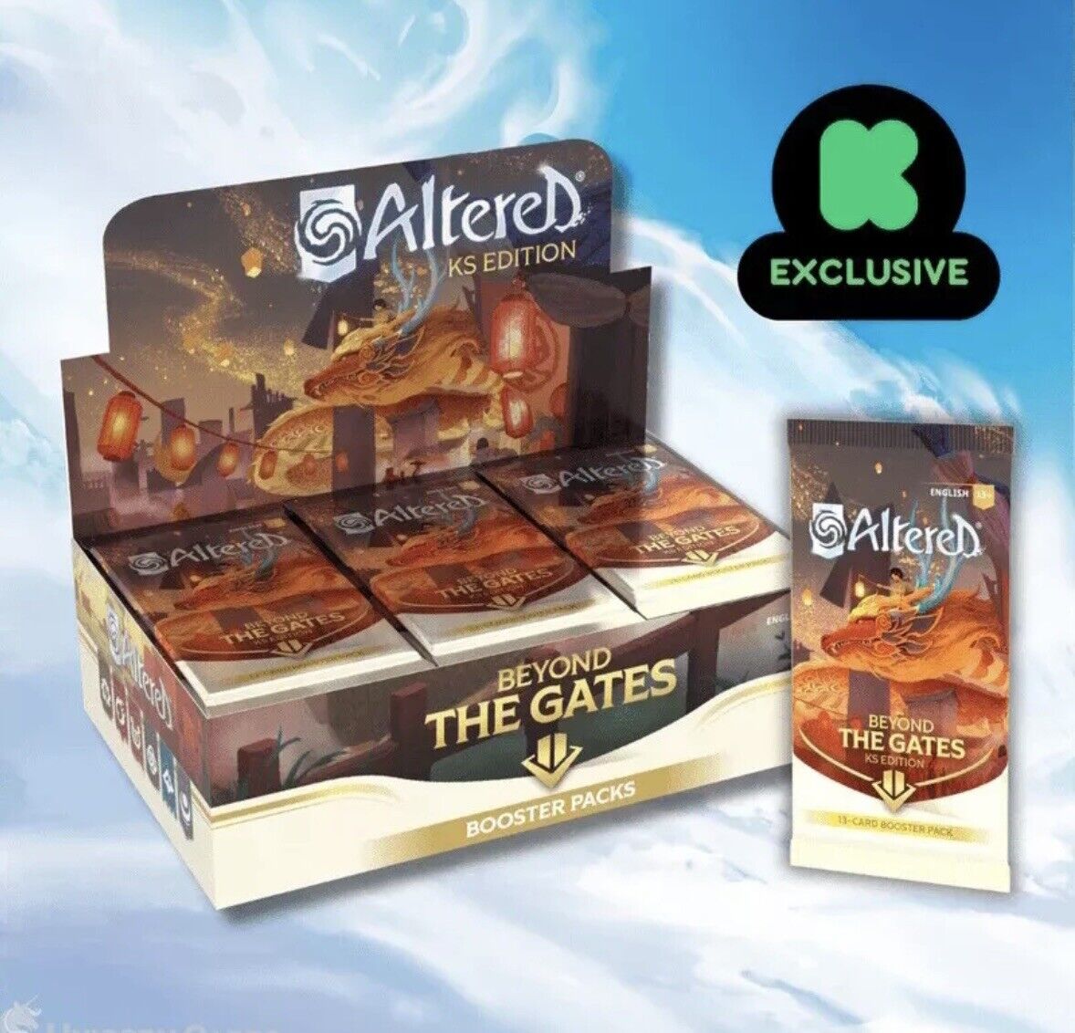 信頼 TCG Altered Beyond (In Box Booster Kickstarter Gates the その他