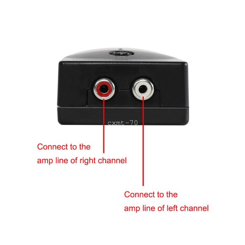 Car Audio Stereo Line-Output Converter Adjust High To Low RCA Adapter For Dodge - Picture 6 of 10