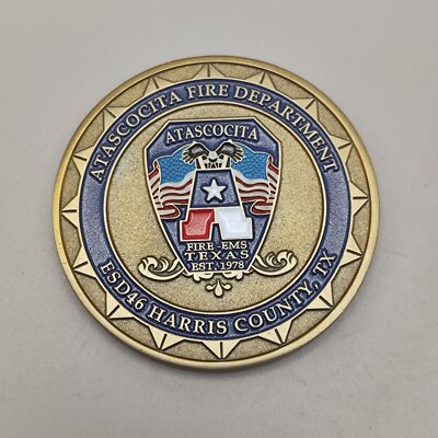 Atascocita Fire Department Esd46 Harris County Tx Challenge Coin