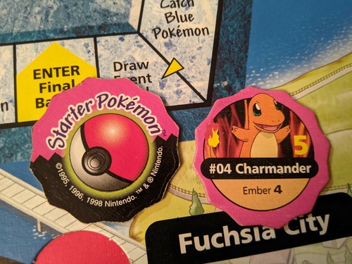 1999 Pokemon Master trainer Board Game Replacement Parts U PICK POG Card Token - Picture 166 of 215