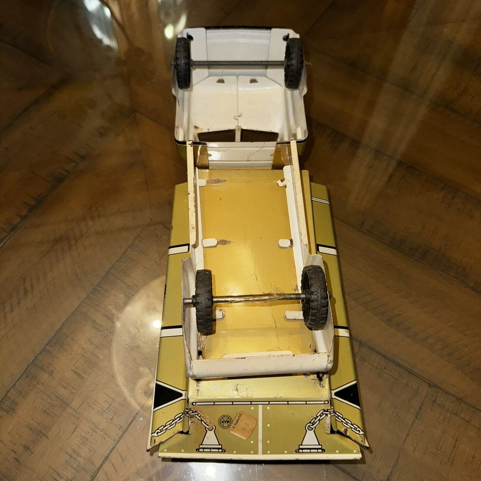 Very Nice MARX Sand and Gravel Dump Delivery Truck - Tin Litho - USA 1960s — 第 4/4 张图片