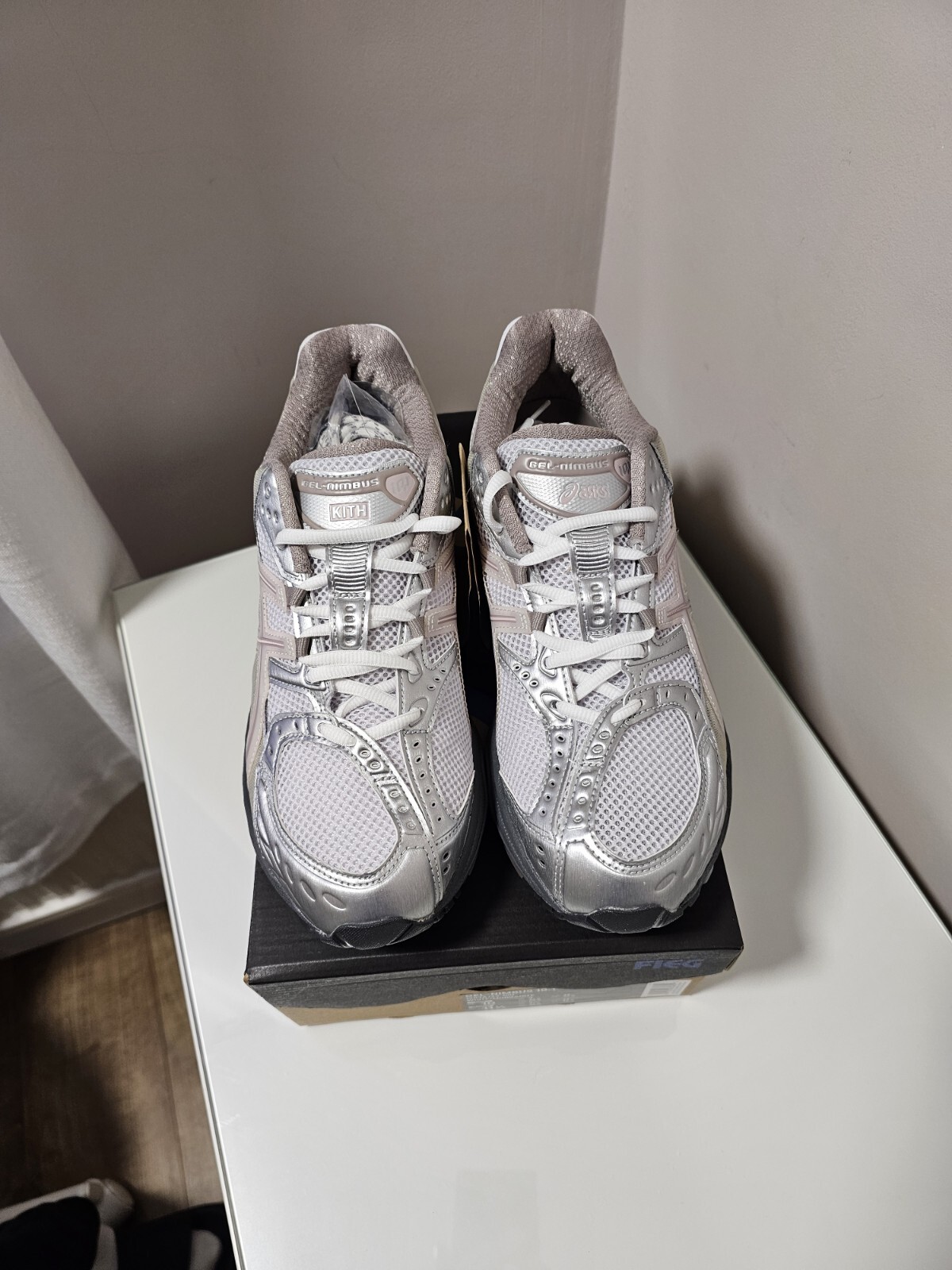 Kith X Asics Gel-Nimbus 10.1 White UK 9 image 6