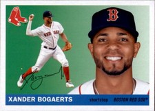 2020 Topps Archives XANDER BOGAERTS 1955 Style Base Card Red Sox #24