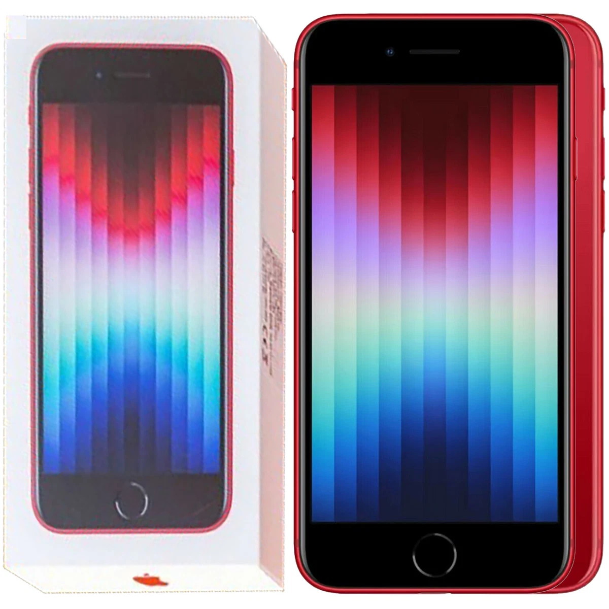 BNIB Apple iPhone SE 3 (2022) 5G Red 64GB + 4GB SIM + eSIM Factory