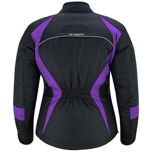 Warrior Gears Women's Air Ventilation 600D Cordura Motorcycle Jacket CE Armored - Picture 3 of 8