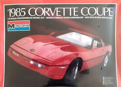 コルベット 1985プラモデル迫力の1/8 MONOGRAM社製 コルベット 1985プラモデル迫力の1/8 MONOGRAM社製