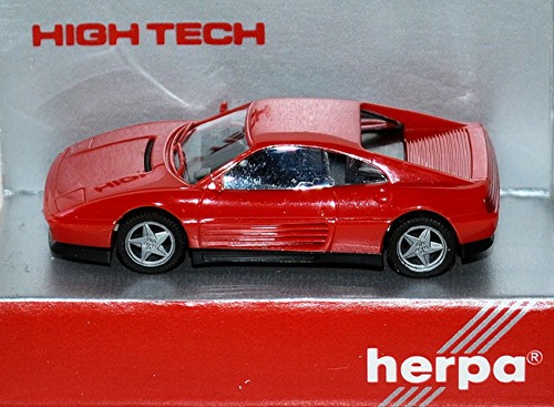 Ferrari 348tb Coupè 1989-93 Rosso 1:87 Herpa High-Tech 025256 - Foto 10 di 11