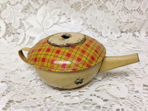 Vintage, Rare, J. Chein, 7pc Childs, Elephant Tin Tea Set - Picture 4 of 8