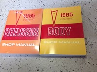 1965 Pontiac & Tempest Body Chassis Service Shop Reparatur Manuell Set Brandneu