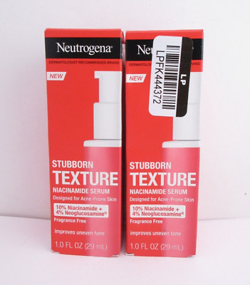 Neutrogena Stubborn Texture SERUM , 1 fl oz each, 2 pk - FREE SHIPPING!