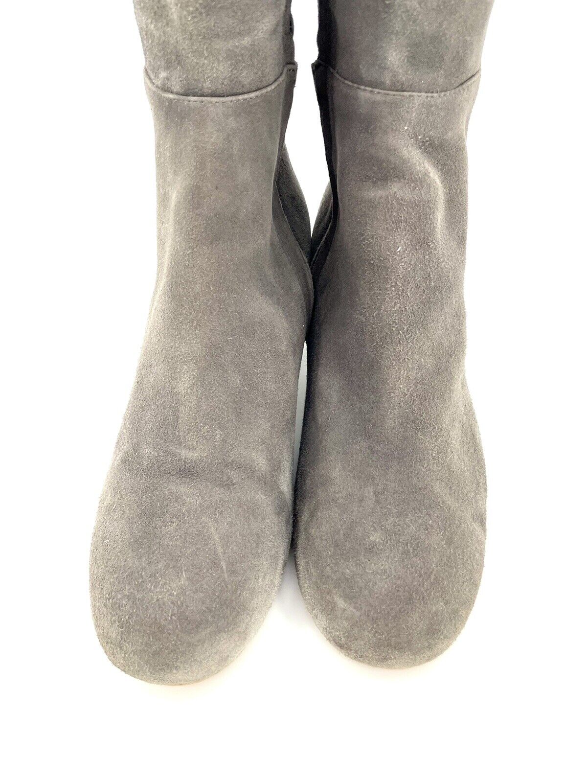 Halogen Boots Scarlett Grey Suede Leather Over Th… - image 3
