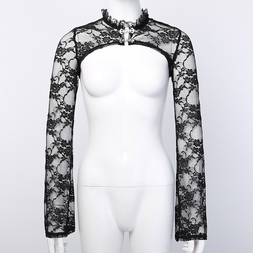 Mujeres Punk Juegos con disfraces Disfraz Encaje Negro Vestido Gótico Calzoncillo Trajes Ropa - Imagen 5 de 14