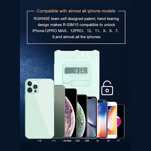 For iOS14 And Phone 12PRO MAX/12PRO/12/11/X/8/7/6 R-SIM15+5G Unlock Card Set - 第 9/10 張圖片