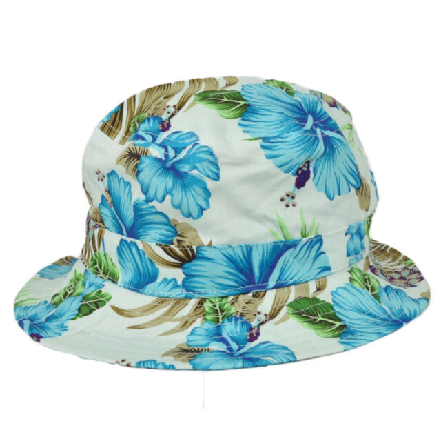 Tropical Floral Printed Polo Style Adjustable Unstructured Baseball Cap